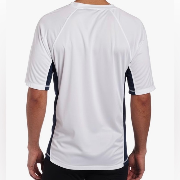 Kanu Surf Men's Short Sleeve UPF 50 Swim Shirt Rash Guard Sun Shirt/size Large - Picture 8 of 8